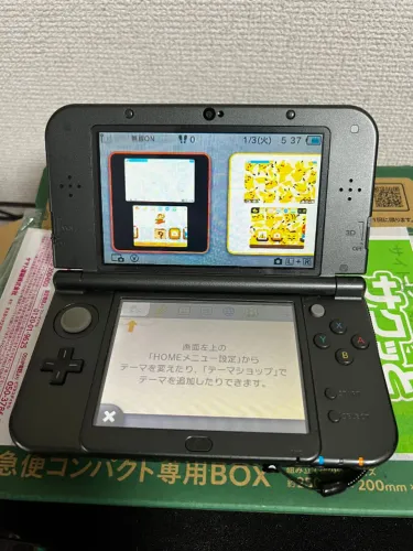 Console New Nintendo 3DS XL (LL) Preto Metálico - Impecável