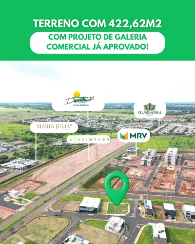 Terreno comercial na região dos Damas (Ascolo Martin) com projeto de galeria aprovado!