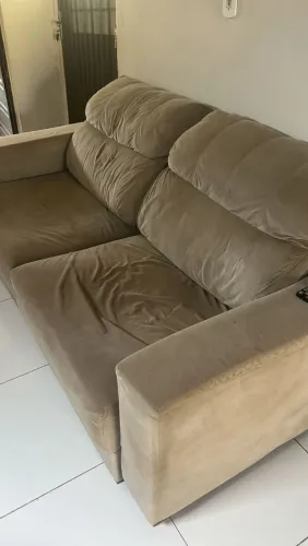 Vendo sofá dois lugares retrátil