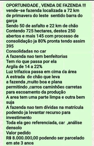 Fazenda de oportunidade