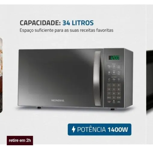 Microondas Semi Novo