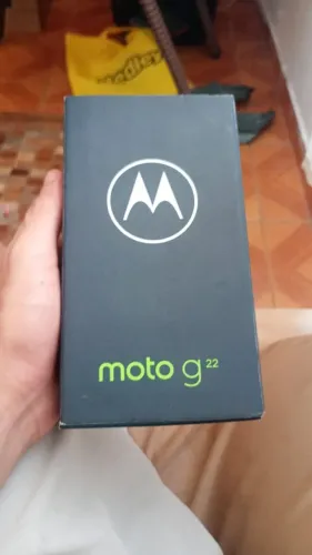 Moto G22 NA CAIXA COM NOTA FISCAL 450 PRA IR LOGO