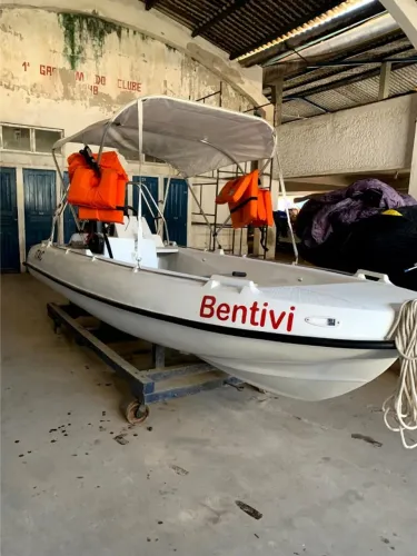 Lancha modelo ?Pointer? 16? ideal para pesca, passeio, mergulho motor Mercury 50 HP 2T