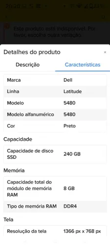 Dell i5 em perfeito estado, para vender 