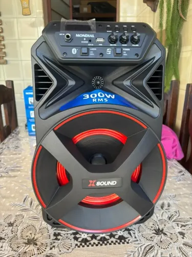 Caixa de Som Amplificada Mondial XSound CM-300-N
