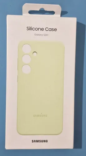 Capa de Silicone Samsung Galaxy S24+ Verde Limão