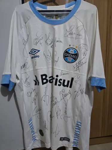 Camisa Gremio elenco 2018/19 autografada