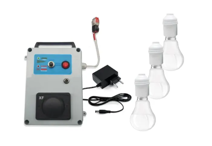 kit de iluminação comércio ambulante 3 lamp 9W