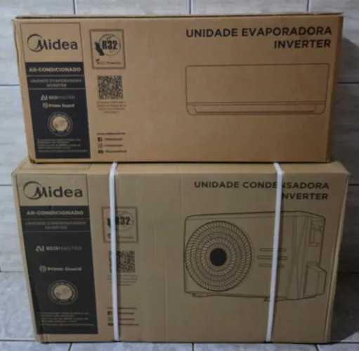 AR-CONDICIONADO MIDEA ECOMASTER 12.000 MIL BTUS INVERT COM IA E CONECTIVIDADE WI-FI