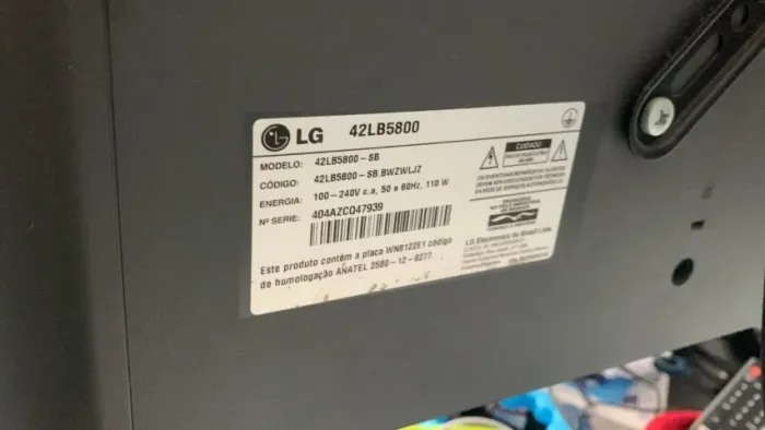 TV LG - Retirar Peças
