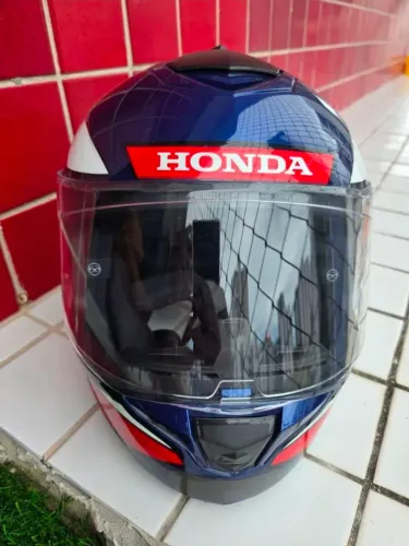 Capacete Honda com NF 10 meses de uso