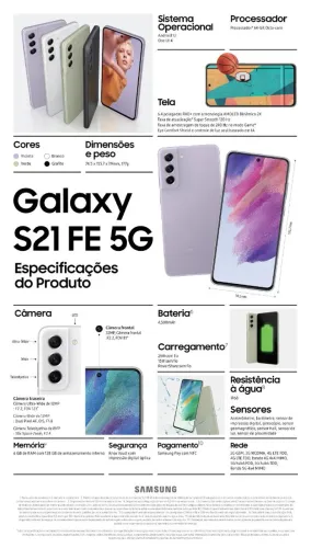 Samsung S21 FE (128GB) (NFC) (IP68)