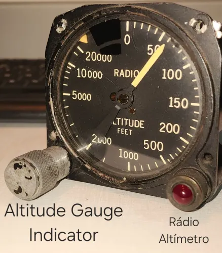 Rádio Altímetro  - Altitude Gauge Altimeter - Aviação. 