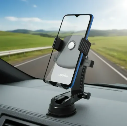 Suporte para Celular Oberon OR-SP57 Automotivo para Superfícies Planas - NOVO