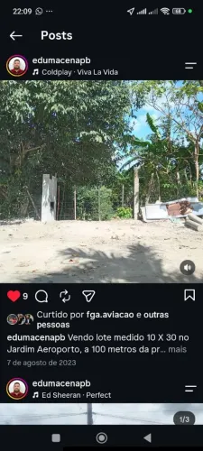 Vendo Terreno 10x30 no Jardim Aeroporto em Bayeux PB