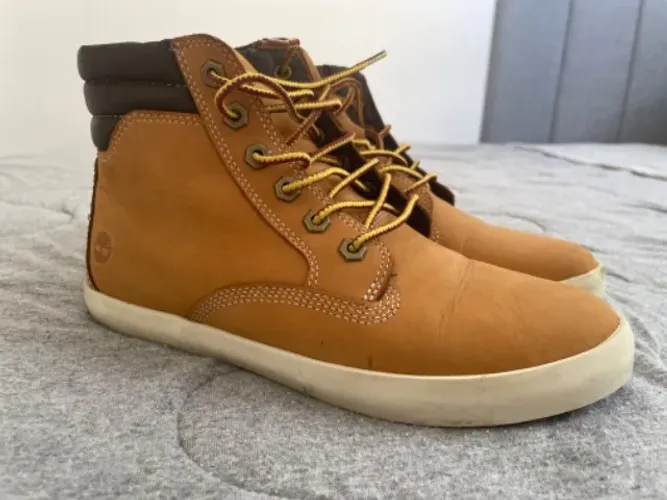 Timberland Tênis de Couro Legitimo Yellow Boots Tamanho 38 Earth Keepers