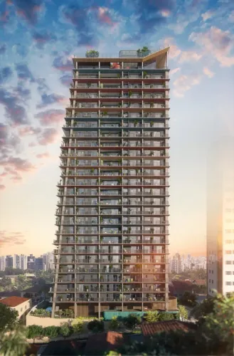 Apartamento para venda possui 29 metros quadrados com 1 quarto