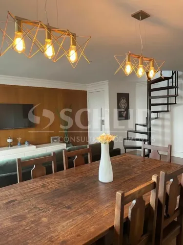Cobertura Duplex 144m², 2 dormitórios, 1 suíte, living amplo, lavabo, espaço gourmet, hidr
