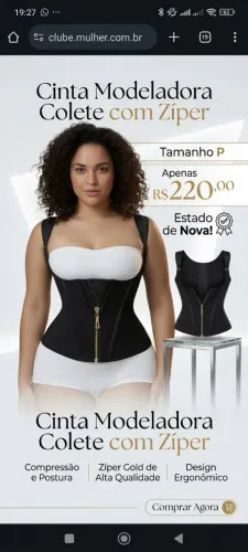 Cinta modeladora - Tamanho P