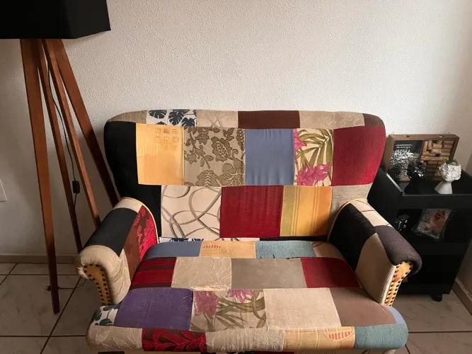 Sofa 2 lugares retrô 