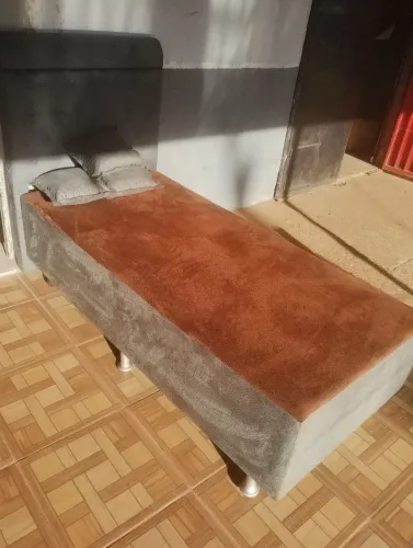 Vendo cama,cabeceira não incluída,no Santa Lúcia, Águas Lindas de Goiás (boa,bonita)
