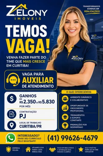 Vaga para auxiliar comercial não precisa de experiência