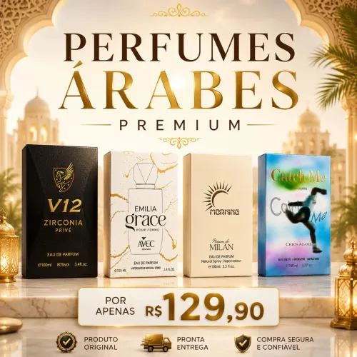 Perfumes Árabes Premium Originais 100ml | Pronta Entrega