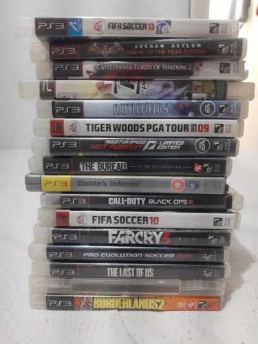 Lote com 16 jogos ps3 originais