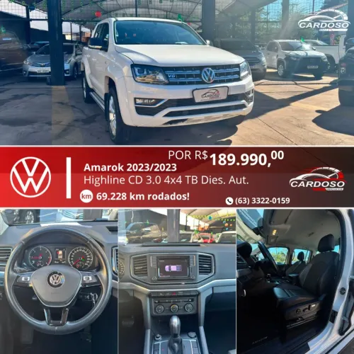 Volkswagen Amarok Highline CD 3.0 4X4 TB Dies. Aut. 2023