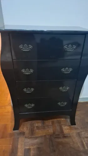 Cômoda Retrô Preta