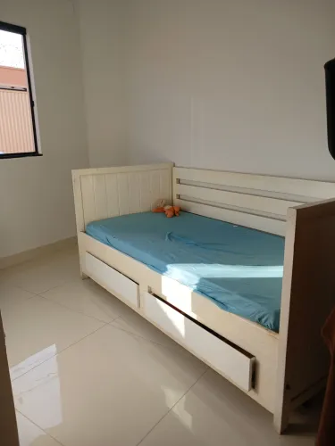 Cama Solteiro Madeira Maciça