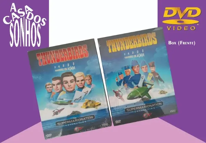 Box DVD Thunderbirs Temporada 1 e 2 Completas - 8 discos
