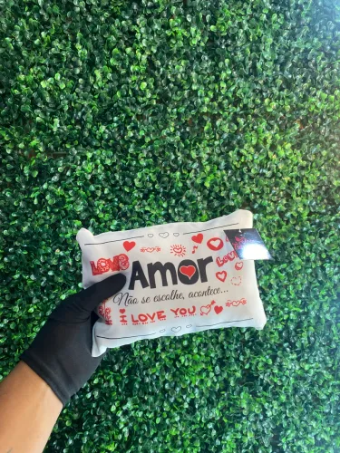 Almofada Pelúcia Personalizada Para Presente