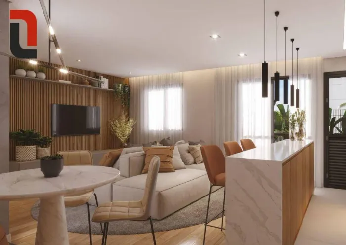 Vittace Apto 58m² 2 quartos, sacada e 1 vaga no Capão Raso