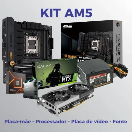 Kit AM5 Ryzen 5 7600X + B650M WiFi + RTX 2060 12GB