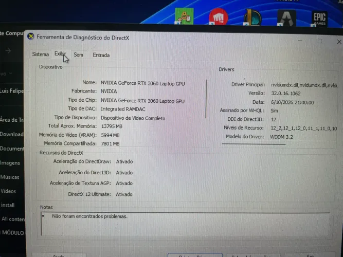 Notebook Dell G15 e acessórios
