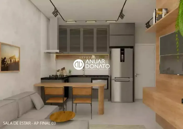 Buritis - Apartamento 1 quarto à venda na Anuar Donato