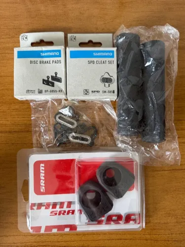 Taquilos Shimano, pastilha Shimano, Manopla Specialized