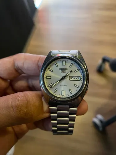 RELÓGIO SEIKO 5 7s26-0480 - Fundo Transparente - 37mm