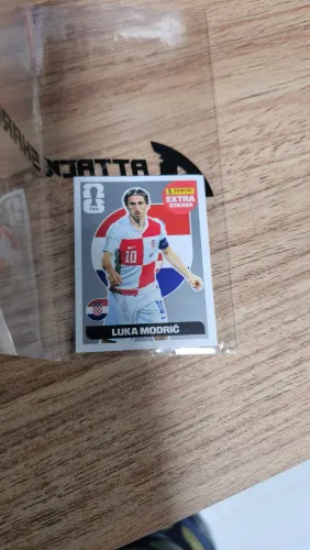Figurinha do luka Modric extra prata