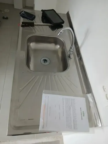 Pia cozinha nova inox 1.20