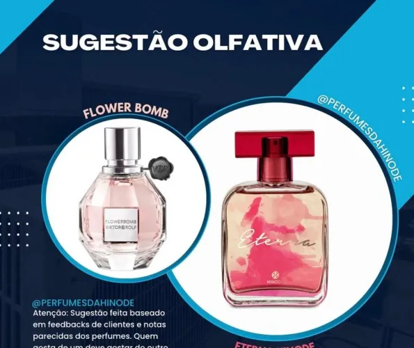Perfumes da Hinode na promoção 