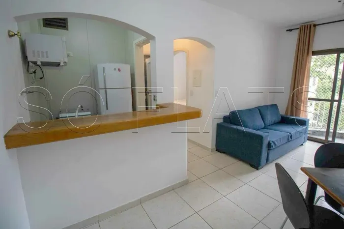 Flat com 1x dormitório na região mais nobre de São Paulo disponível, aproveite! Sem burocr