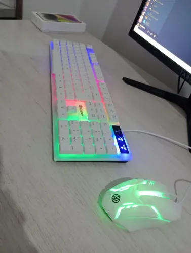 KIT TECLADO + MOUSE NOVO