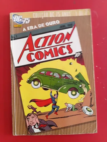 DC COMIS 75 ANOS. ERA DE OURO EDIÇÃO 1-4. Com detalhes. Primeiras histórias da editora.
