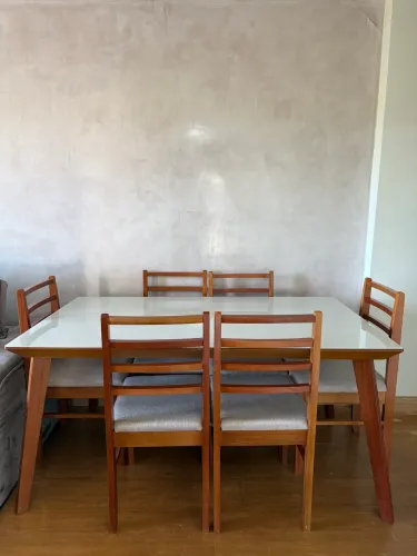 Mesa de jantar 6 lugares 