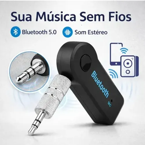Receptor Adaptador Bluetooth Usb P2 Audio Stereo Para Carro Caixa Som Fone Ouvido z1481