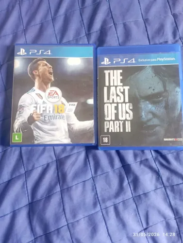 The last of us parte 2 e FIFA18 ps4