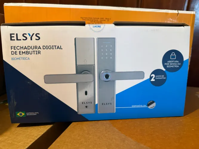 Fechadura Digital de embutir biometrica Elsys