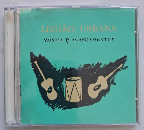 Cd LEGIÃO URBANA - Música para Acampamentos, duplo, ao vivo. Versões inéditas e ao vivo.